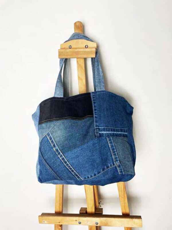 Pathwork Dark Blue Denim Bag