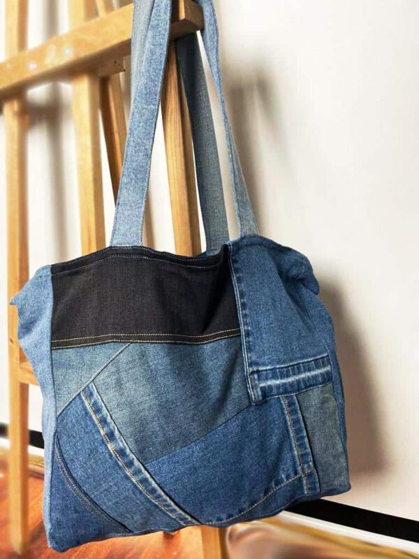 Pathwork Dark Blue Denim Bag